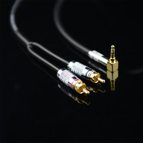 Primeda Audiophile Audio Cable, Stereo 3.5mm Male to 2 RCA Male Hi-Fi for MP3, CD Speakers, Home Theater (6 Feet)