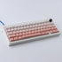 Tsungup PBT Keycaps Cherry Blossom Keycap Set, Custom Side Printed Pink Keycaps, 135 Keys Gradient DoubleShot Sakura