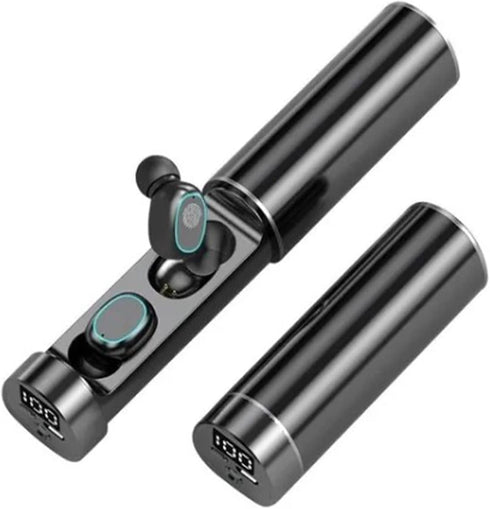 Jectse Earbuds, Noise Cancelling Bluetooth Earbuds with Flashlight Charging Case, Waterproof Stereo Sport Headphones
