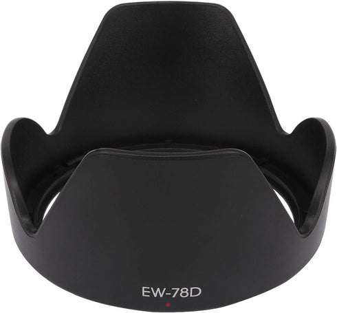 Haoge Bayonet Lens Hood for Canon EF-S 18-200mm f3.5-5.6 IS, Replaces Canon EW-78D