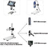 Ninyoon Universal Microscope Stand Pro, Stable Aluminum Alloy Base Holder for Max Diameter 1.4" USB Digital Microscope