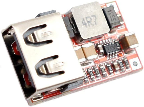 (5 Pack) 15W USB 5V 3A DC Buck Voltage Step-Down Module, 9V 12V 18V Input with 97.5% Efficiency
