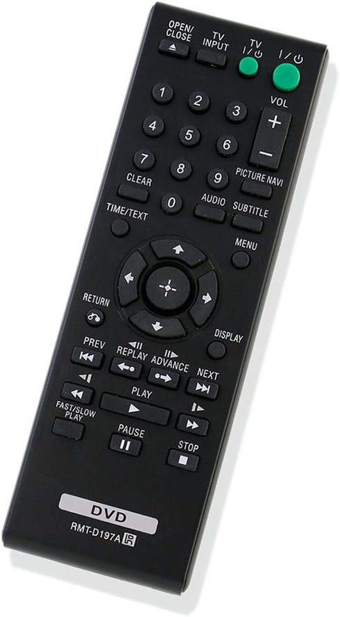 New RMT-D197A Replace Remote for Sony DVD Player DVP-SR210, DVP-SR510