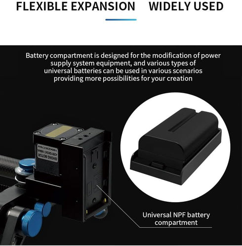 TONHOKJ 2 7.2V-8.4V (5.5/2.1mm) 1/4" NP-F970 F960 F770 F570 F550, PCS NP-F Battery Adapter Plate with DC Output, Screw