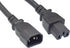 AC Extension Power Cord, IEC320 C14 to IEC320 C15, 14 AWG, 15A, 250V (ZWACDEAE-06)