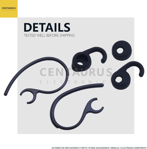 New 3pcs Gel Ear Bud Earbuds tip + 2pcs Ear Hook Loop earhooks Replacement for Jabra EASYCALL EASYGO Clear USA Cell Phones Parts