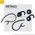 New 3pcs Gel Ear Bud Earbuds tip + 2pcs Ear Hook Loop earhooks Replacement for Jabra EASYCALL EASYGO Clear USA Cell Phones Parts