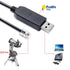 Cutesliving RS232 RJ9 4P4C PL2303GT Chipset Control(Black,10FT) USB Serial to Update Firmware Cable with Prolific