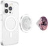 Cute Black Kitten Cat Cherry Blossom Meow Kawaii Anime PopSockets MagSafe PopGrip for iPhone