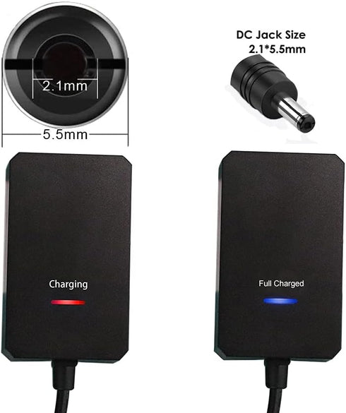 29.4V Charger AC DC 24V Power Adapter Charger 1A Replacement for 7S Lithium Battery Pack
