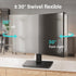 BFTOU 27-65 inch 400x400mm,Holds 88 lbs Black Universal TV Stand for TVs Height Adjustable Table Top TV Base Max VESA