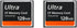 LILIWELL 128MB 128MB (2PACK) CF Card High Speed Ultra CF Memory Card Industrial Grade for DSLR Camera Card Designed
