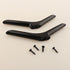Moyeetings 2 19cmx5cmx1.6cm Pieces TV Stand Base Table Top Pedestal Feet Replacement Stand Mount Universal Holder