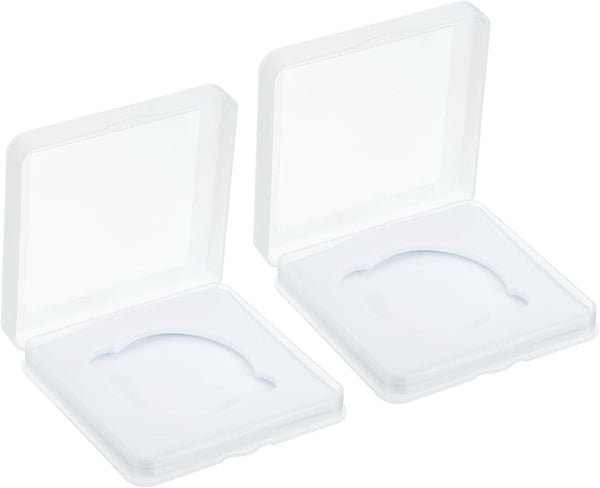PATIKIL 52mm Lens Filter Case, 2pcs Portable Water Resistant Dustproof Plastic Box for Photography Filter Storage