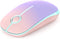 Unipows Wireless Mouse, 2.4G Slim Portable Computer Mouse with Nano Receiver for Notebook, PC, Laptop