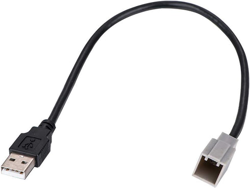 Factory USB Retention Adaptor, Auxiliary USB Harness for Select 12-Up Toyota, Lexus & Mazda CX5, Length: 45CM
