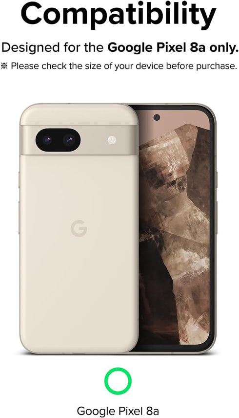 Ringke Dual Easy Film, 4-Layer Protection, Compatible with Google Pixel 8a Screen Protector, 2 Pack