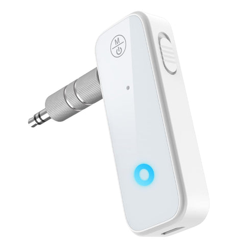 JXTZ Bluetooth Aux Adapter for Car, 2 in 1 Wireless Transmitter Receiver, Noise Cancelling 3.5mm AUX for Home Stereo