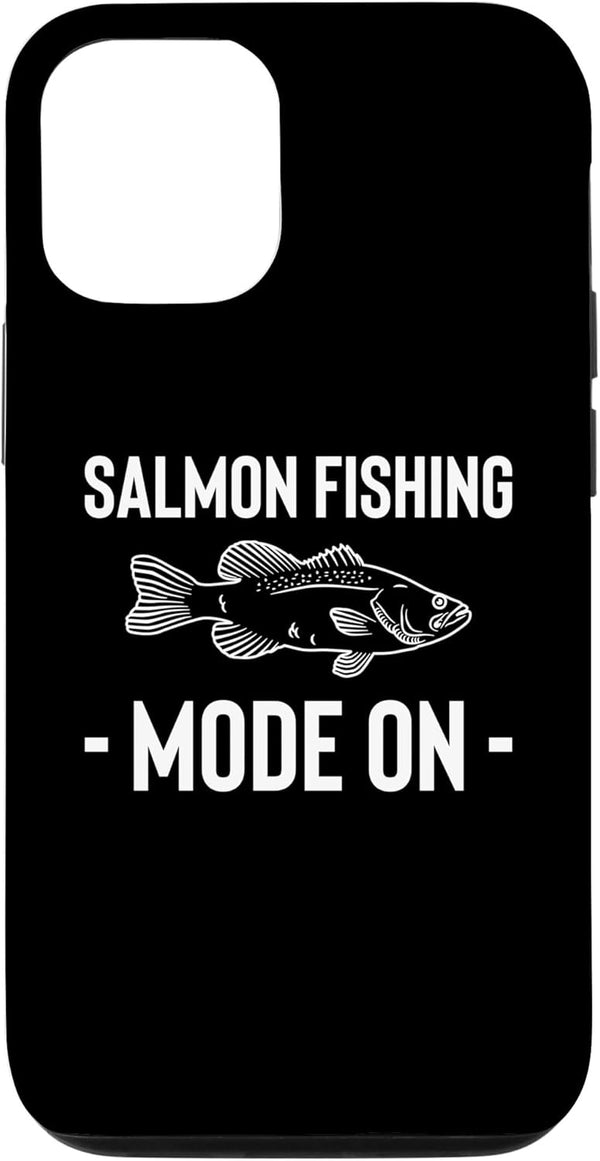 Salmon Fish Fisherman Designs Idea Fishing iPhone 15 Salmon Fishing Mode On Salmon Fish Salmon Fisherman Case