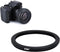 Kiwifotos 82mm-77mm Step-down Adapter Ring for Lenses, 82mm Lens to 77mm Filter and Hood
