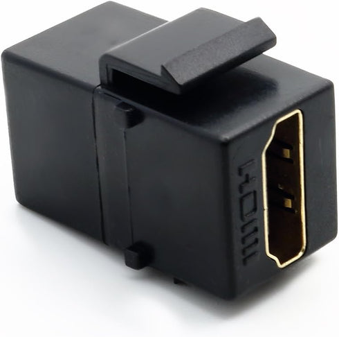 RiteAV HDMI 2.0 Black Keystone Coupler Adapter - Female to Female