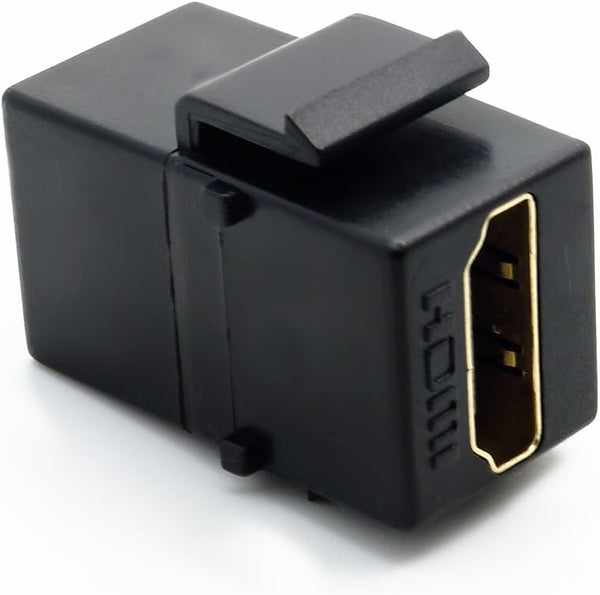 RiteAV HDMI 2.0 Black Keystone Coupler Adapter - Female to Female