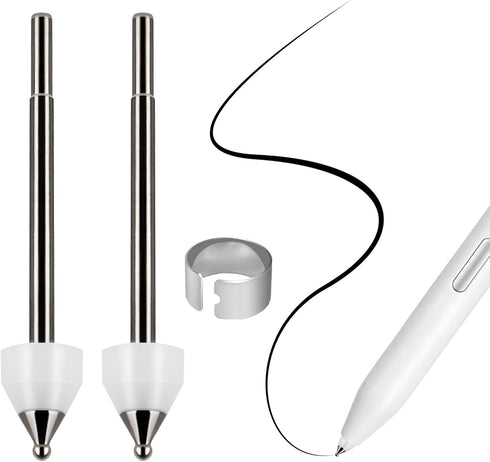 No Wore Out Titanium Alloy Replacement Fine Tips for Samsung S Pen Creator Edition, 2 Pcs