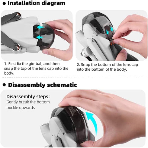 BTG Gimbal Protector Camera Cover for DJI Mini 3 Drone Accessories Replacement Part