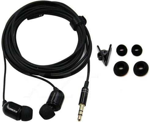 10FT 3 Pack Earbuds - 3.5mm Stereo Headset Earphones with 3 Meter Wired Extension for Live Streaming & Webcasting.