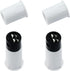 2 Sets XL-33C Normally Closed Recessed Alarm Magnetic Reed Switch for Door and Window