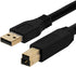 USB 3.0 A Male to B Male Gold Plated Cable - Cmple, 3FT, Blue
