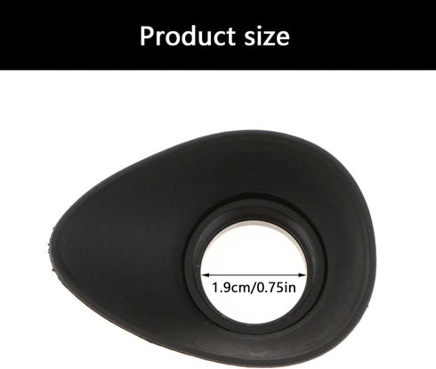 SHYYOULQE D700 D800 D3X D2X D2H 19mm Antiglare Camera Eye Cup for Viewfinder Accessory Flexible Soft Silicone Shield