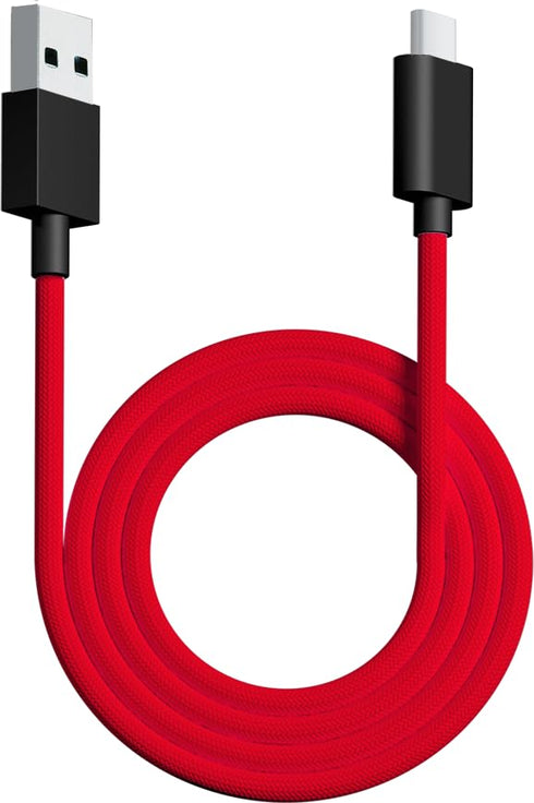PWNAGE Ultra Custom Paracord USB C Cable, Ultra Flexible for Gaming Keyboard, Mouse, Charging, 6 feet USB-A to USB-C,