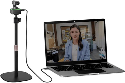 AceTaken 18-inch Insta360 2 2C 2/Link 2C/Link 4K X4 X3 X2 Desktop Webcam Stand, Heavy-Duty Webcam Tripod Holder