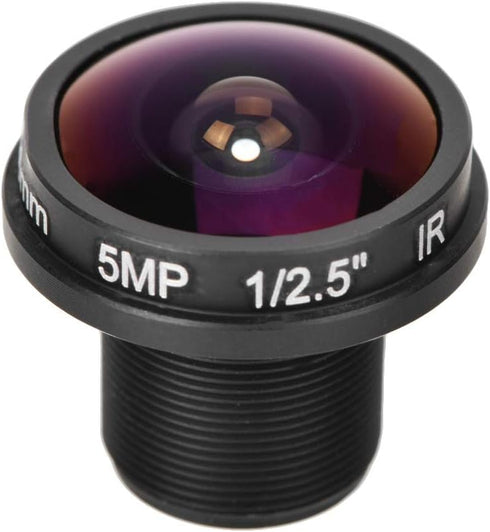 T angxi 1.88mm Mini Fisheye Camera Lens, 5MP HD 180 Wide Angle M12x0.5 Thread