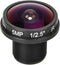 T angxi 1.88mm Mini Fisheye Camera Lens, 5MP HD 180 Wide Angle M12x0.5 Thread