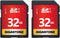 Gigastone 32GB SD Card 2-Pack UHS-I U1 Class 10 SDHC Memory Card High-Speed