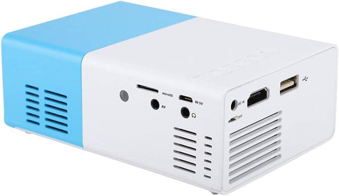 LED Projector - Mini Video 1080P HD Portable Home Theater Movie Projector with 20-80 Inch Projection