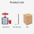 DMIDITIR Q18, 360 1/4" Mini Spherical Ball Head Panoramic Gimbal, Aluminum Construction, Interface, Compatible