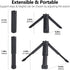 Generic Pocket3/4 2-in-1 1/4 2oz Mini Tripod for DJI Desktop Stand & Grip Handle - Ultra Portable Geared Heads Tripod