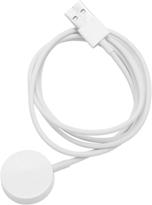 Magnetic Smart Watch Charger Dock - USB Charging Cable for Fossil Gen 1, 2, 3 (White)
