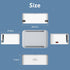 Power Strip with Cable Management Box, Redagod Surge Protector 8 Outlets and 3 USB Ports, 6.6 ft Flat Plug Extension