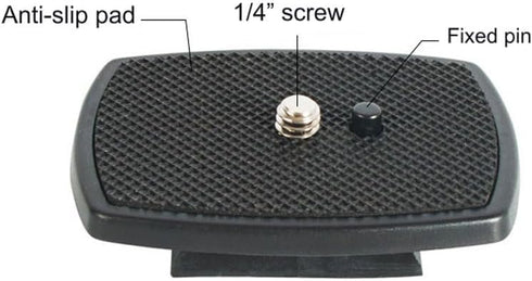 35mm Tripod Quick Release Plate Adapter for Sunpak 7000TM 7001TM 6400UT 8001UT (Pack of 2)