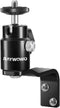 T Shape Wall Ceiling Mount for Ring Light with Detachable Ball Head, 1/4" Screw, Max Load: 4.4lb/2kg