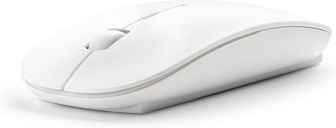 Mason West Slim Wireless Keyboard and Mouse Combo - White - for Desktop/Laptop/Windows/Mac, USB Nano Receiver