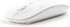 Mason West Slim Wireless Keyboard and Mouse Combo - White - for Desktop/Laptop/Windows/Mac, USB Nano Receiver