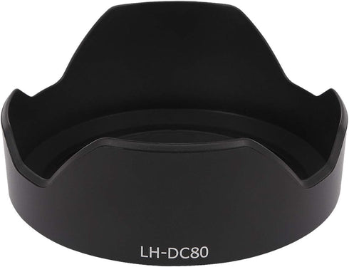 Haoge Bayonet Lens Hood replaces Canon LH-DC80 for Canon PowerShot G1 X Mark II Camera