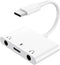 iPad Headphone Adapter, Headphone Splitter for 2 Headphones, 3 in 1 USB C to 3.5mm Jack Audio Adapter with Charging