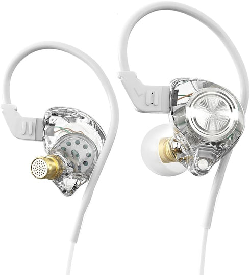 Wired Earbuds with Microphone, Heavy Bass Zero Latency Wired Earphones with Mics for Audiophile Hi-Fi Headset, 3.5mm