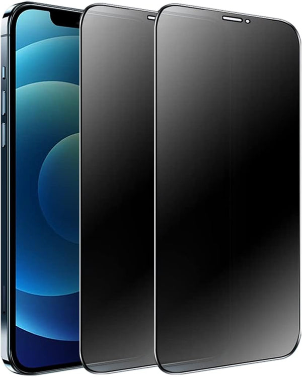 2 Pack Matte Privacy Screen Protector for iPhone 12 and 12 Pro 6.1" - 9H Super Hardness, Anti-Fingerprint